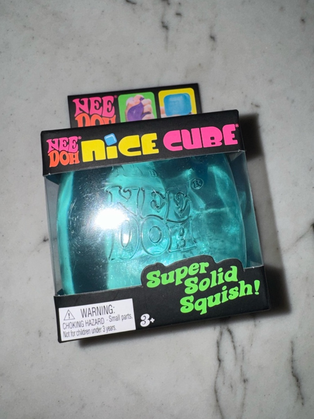 Needoh  Nice Cube Super Solid Squish - Teal